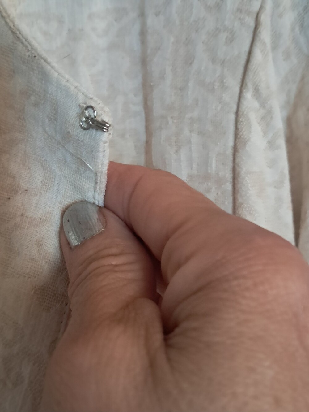 Ruby Rd. Cream Open Front Textured Jacket - Picture 9 of 15